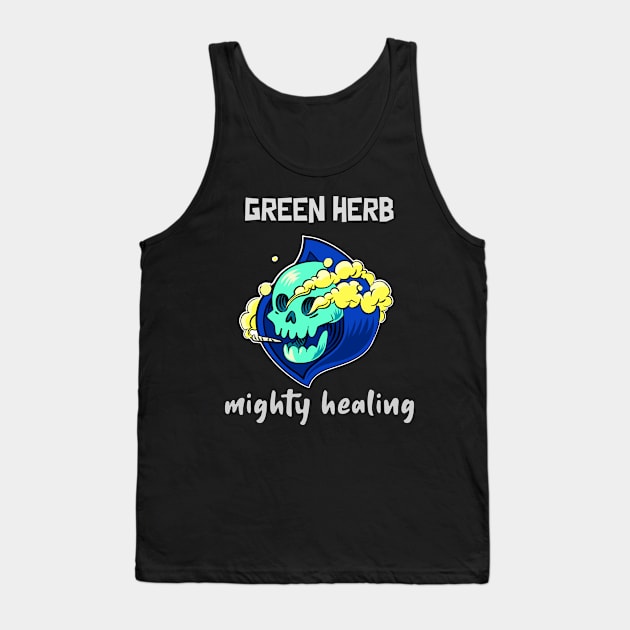 green herb, mighty healing Tank Top by Zipora